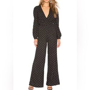 TULAROSA Azalea Jumpsuit in Black Size Small